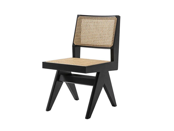 Cassina Jeanneret 055 Capitol Complex Chair - Black stained Oak