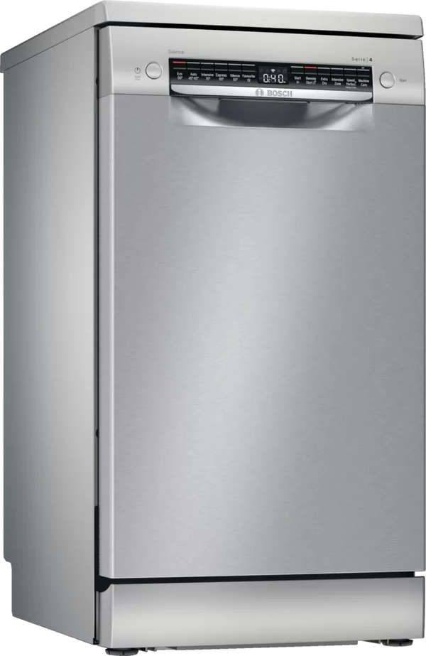 Bosch Series 4 Free-Standing Dishwasher 45cm | Silence on demand | Home Connect | SPS4HKI45G