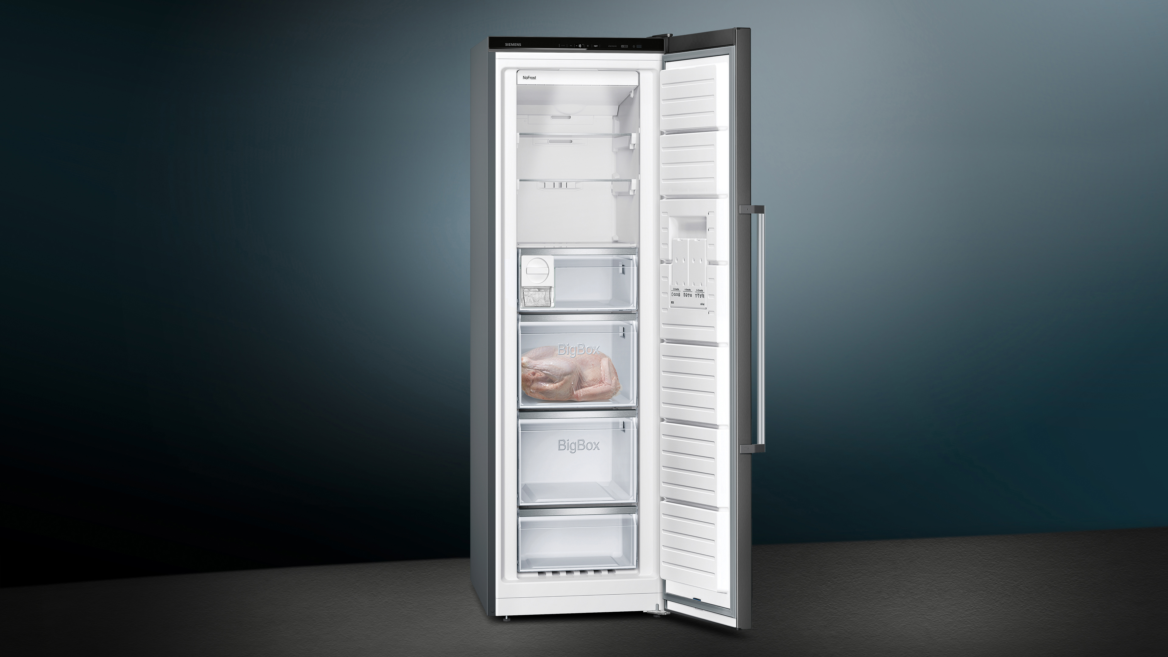 Siemens iQ500 Free-Standing Freezer 186x60cm GS36NAXEP