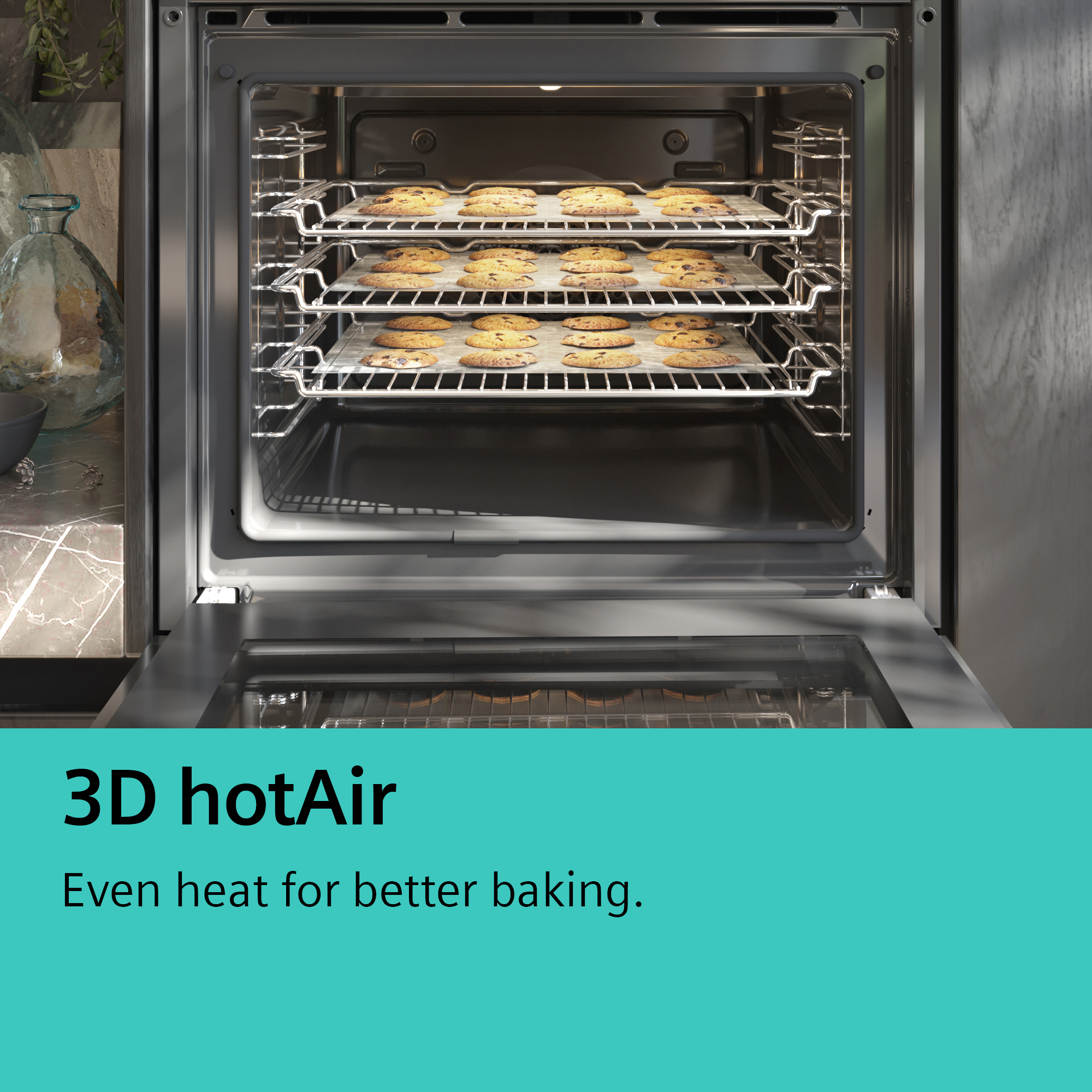 Siemens iQ700 Built-In Oven 60x60cm HB732G1B1B - Posh Import