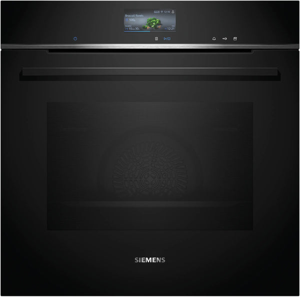 Siemens iQ700 Built-In Oven with Added Steam 60x60cm HR776G1B1B - Posh Import