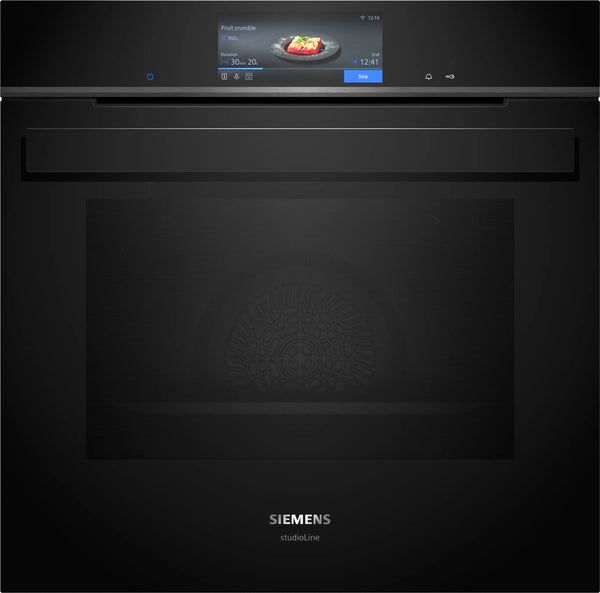 Siemens StudioLine iQ700 Built-In Oven 60x60cm HB978GNB1B - Posh Import