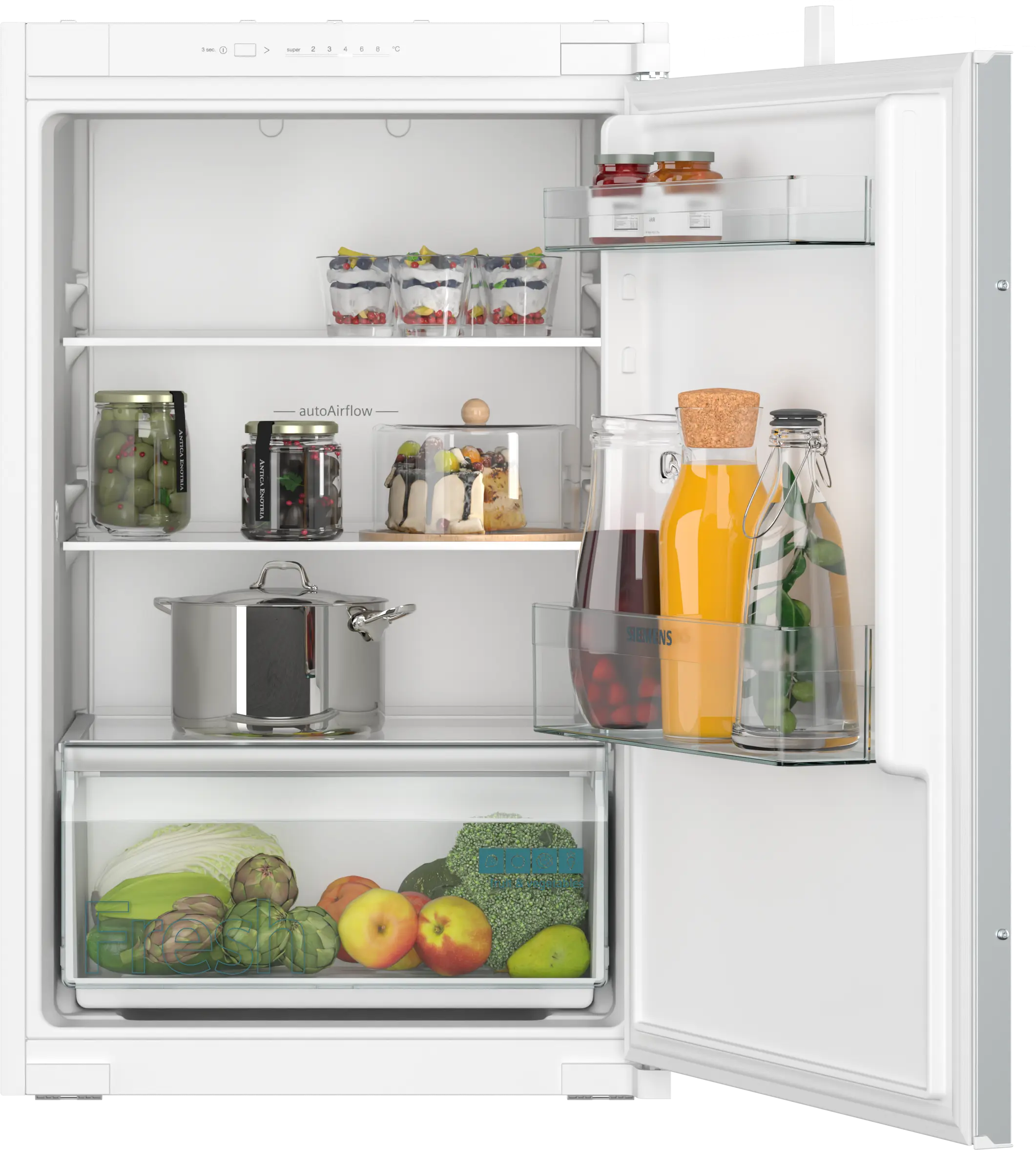 Siemens iQ100 Built-In Fridge 88x56cm KI21RNSE0 - Posh Import