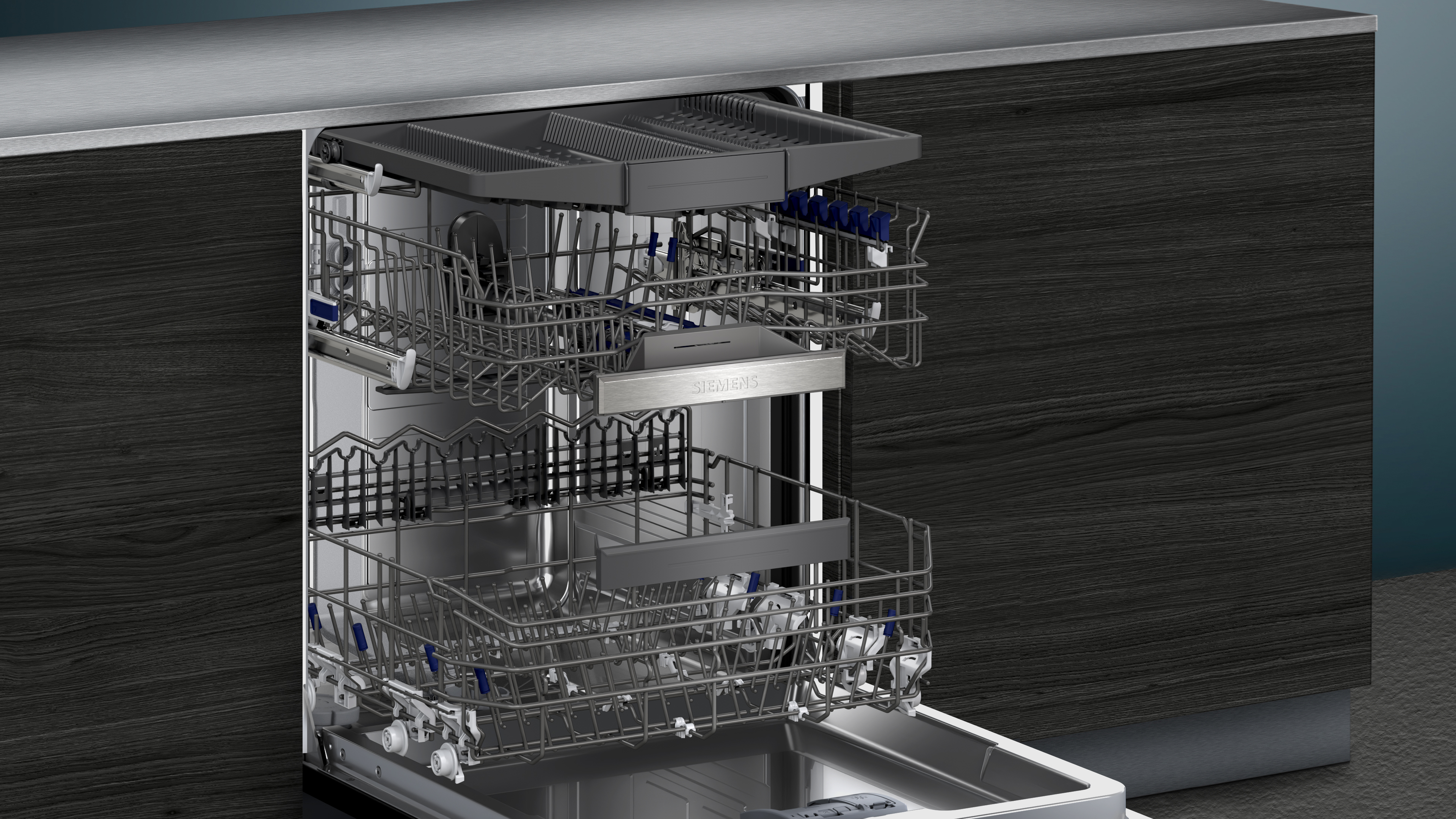 Siemens iQ500 Fully-Integrated Dishwasher 60cm SN85EX07CG - Posh Import