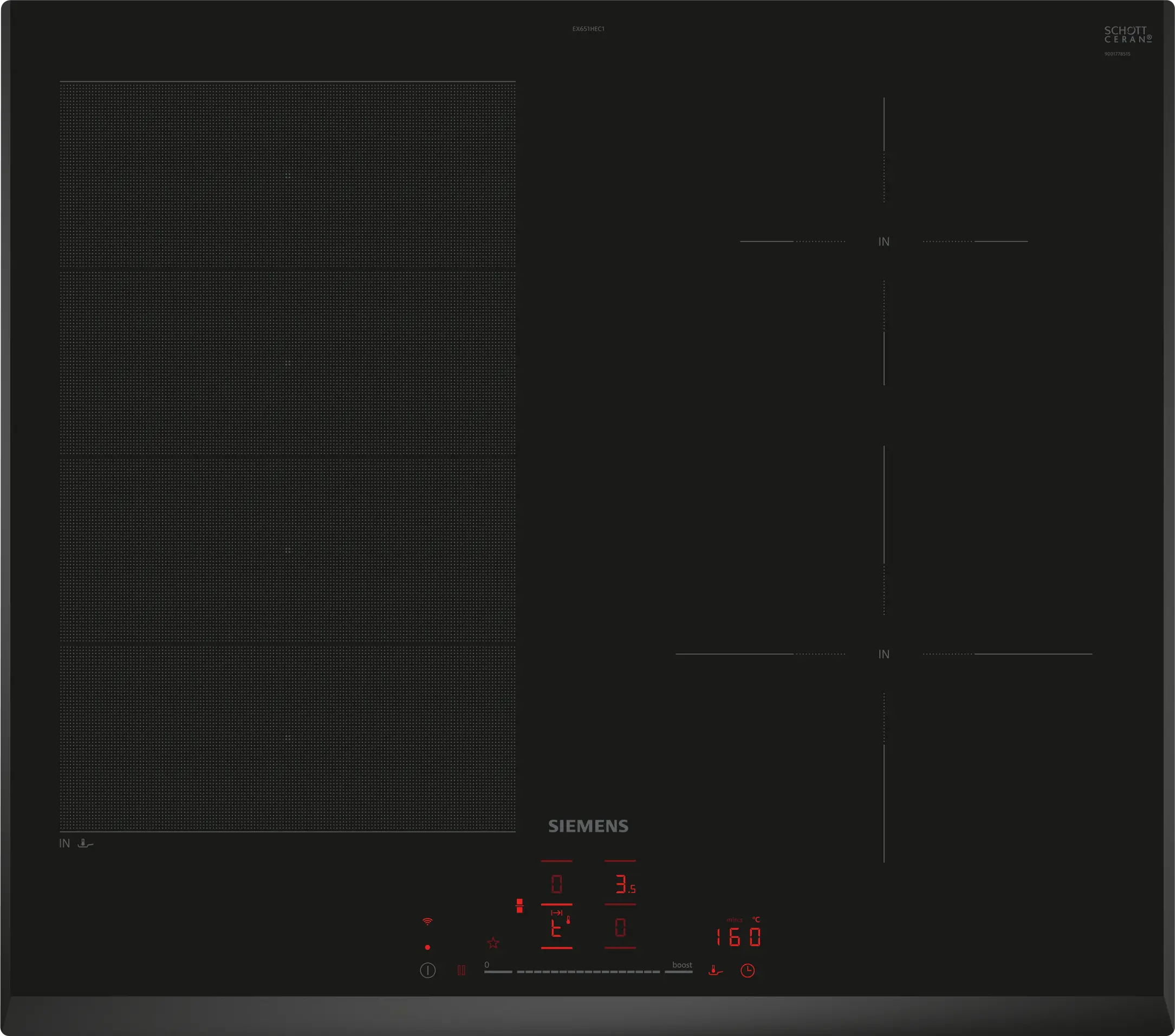 Siemens iQ700 Induction Hob 60cm EX651HEC1E - Posh Import