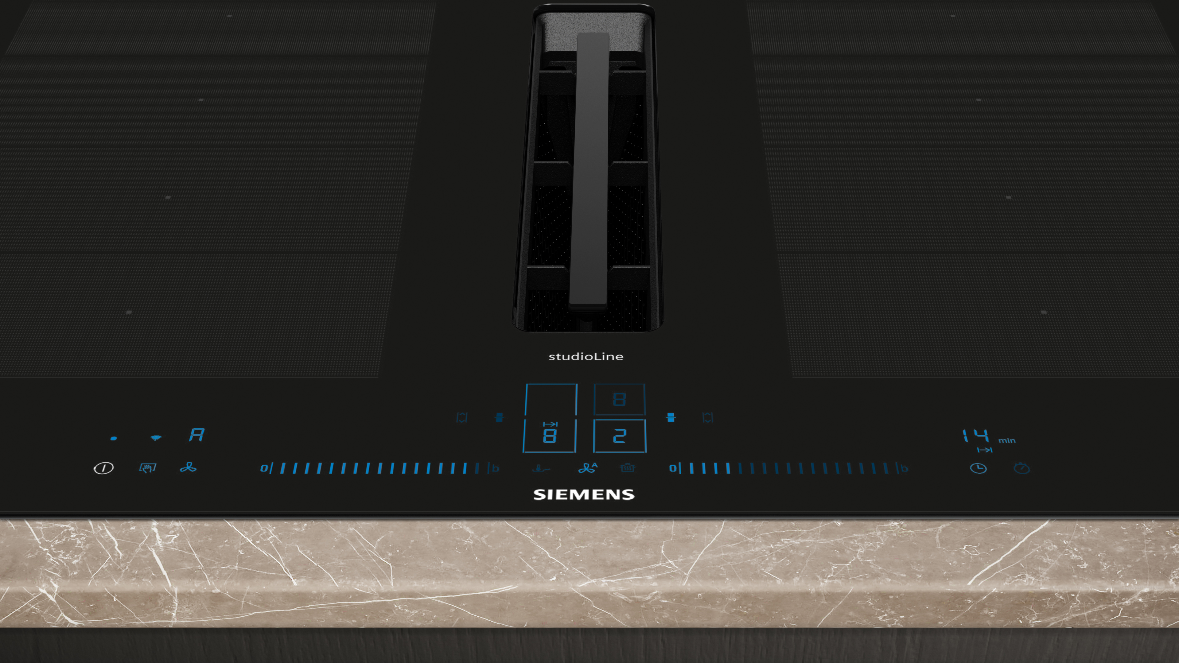 Siemens StudioLine iQ700 Induction Hob with Integrated Ventilation 80cm EX877NX68E - Posh Import