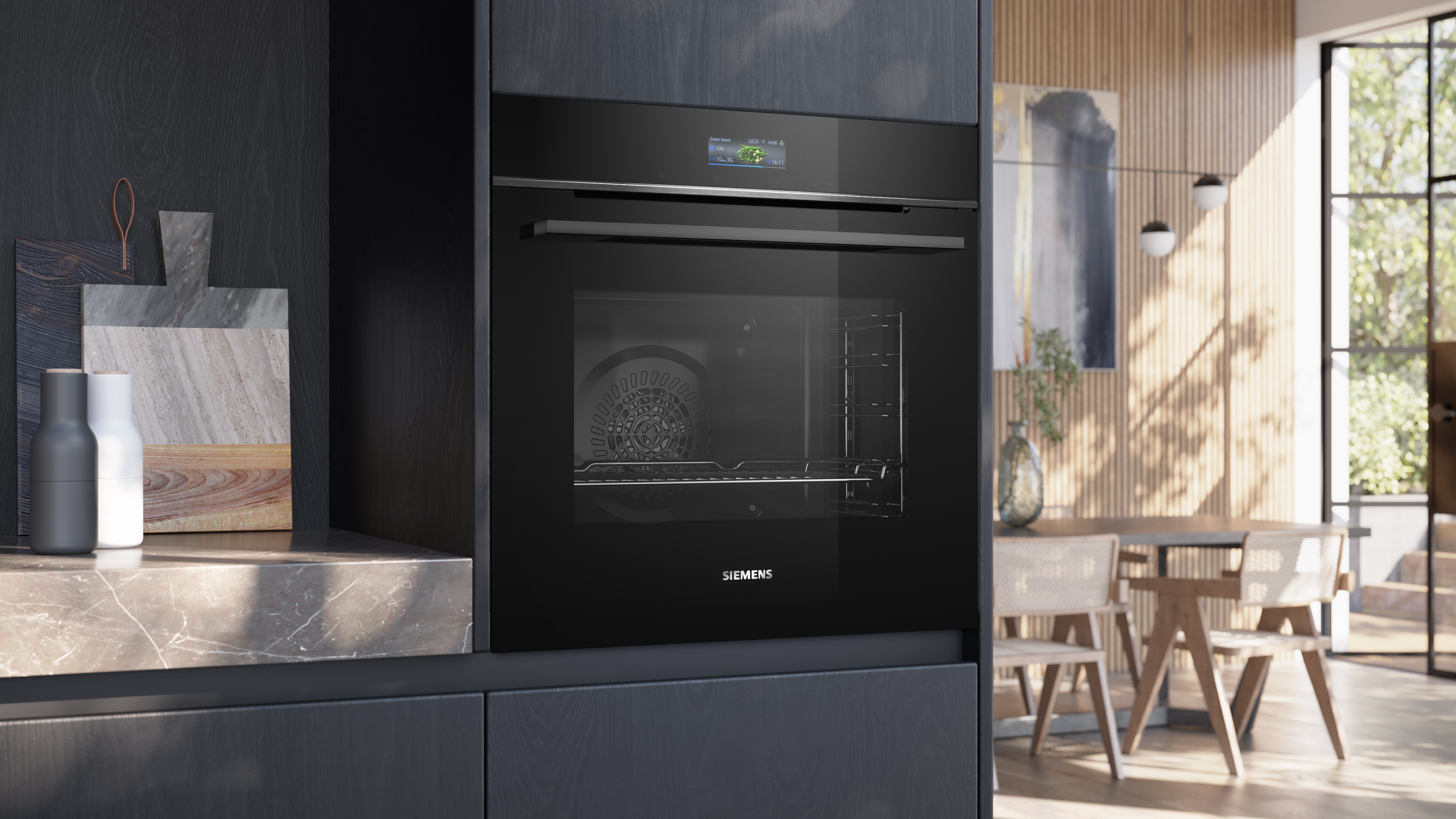 Siemens iQ700 Built-In Oven 60x60cm HB772G1B1B - Posh Import