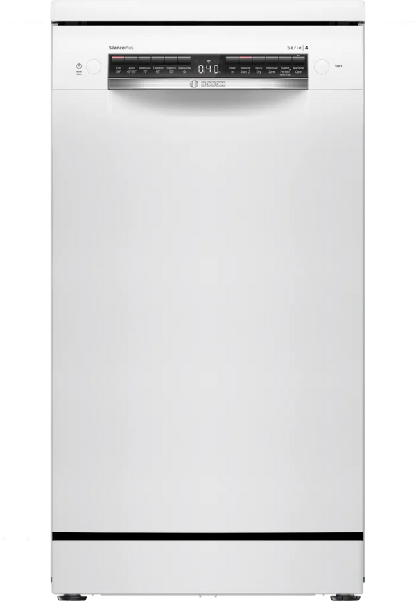 Bosch Series 4 Free-Standing Dishwasher 45cm | Silence Plus | ExtraDry | SPS4HMW49G