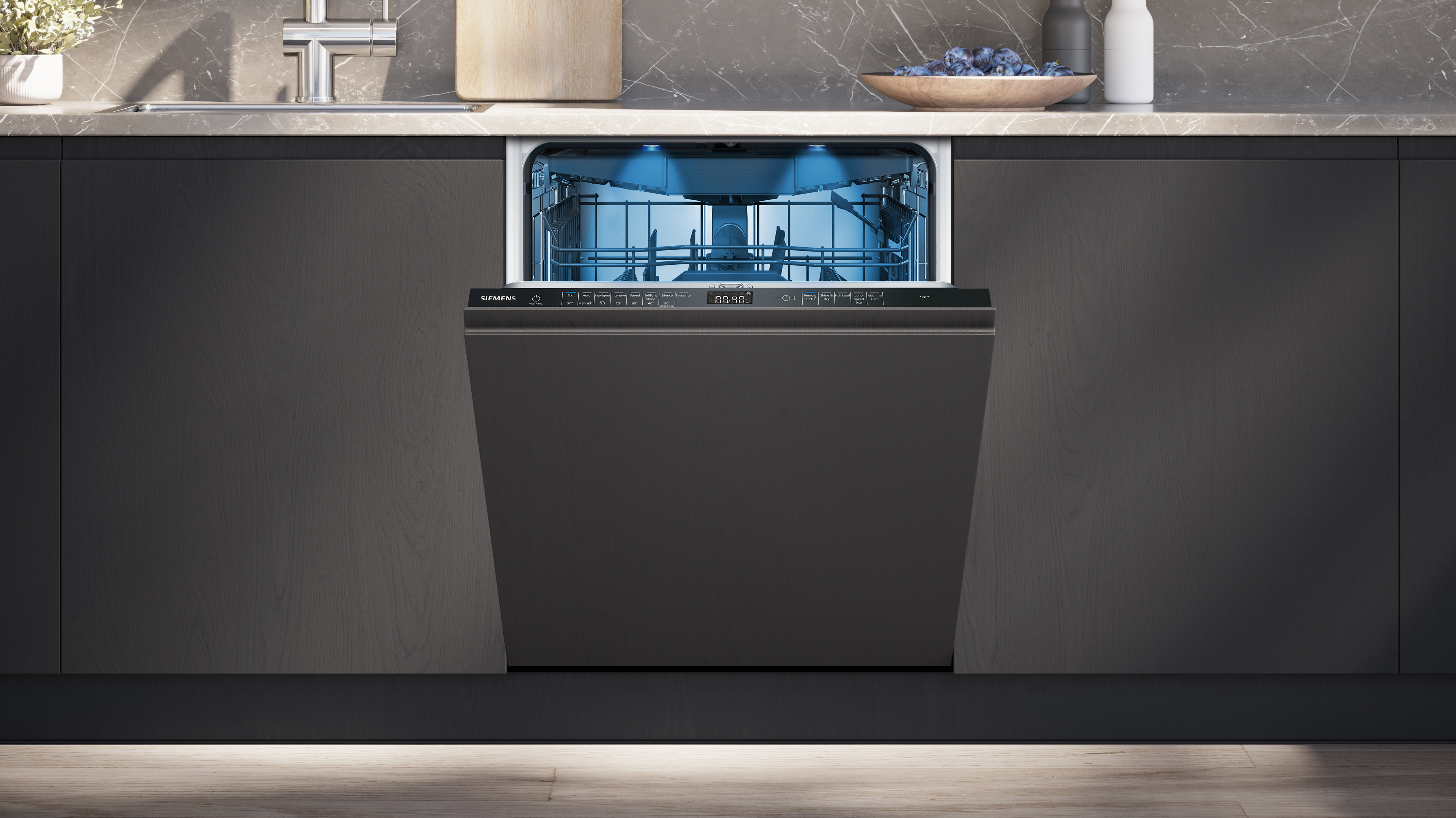 Siemens iQ500 Fully-Integrated Dishwasher 60cm SN95YX02CG - Posh Import