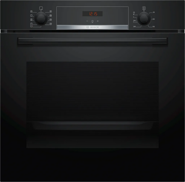 Bosch Series 4 Oven 60x60cm | EcoClean Direct | Red LED Display Control | HBS534BB0B