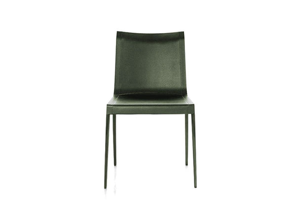 B&B Italia Charlotte Chair - Green Leather