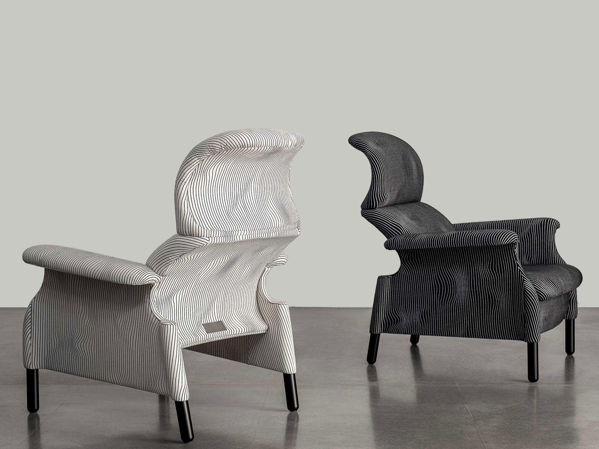 Poltrona Frau Sanluca Armchair Limited Edition - White/Black
