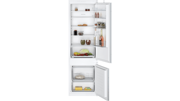 Neff Built-In Fridge-Freezer 177x54x55cm | Flexible storage for fresh items. | Fresh air, for better cooling. | KI5871SF0G