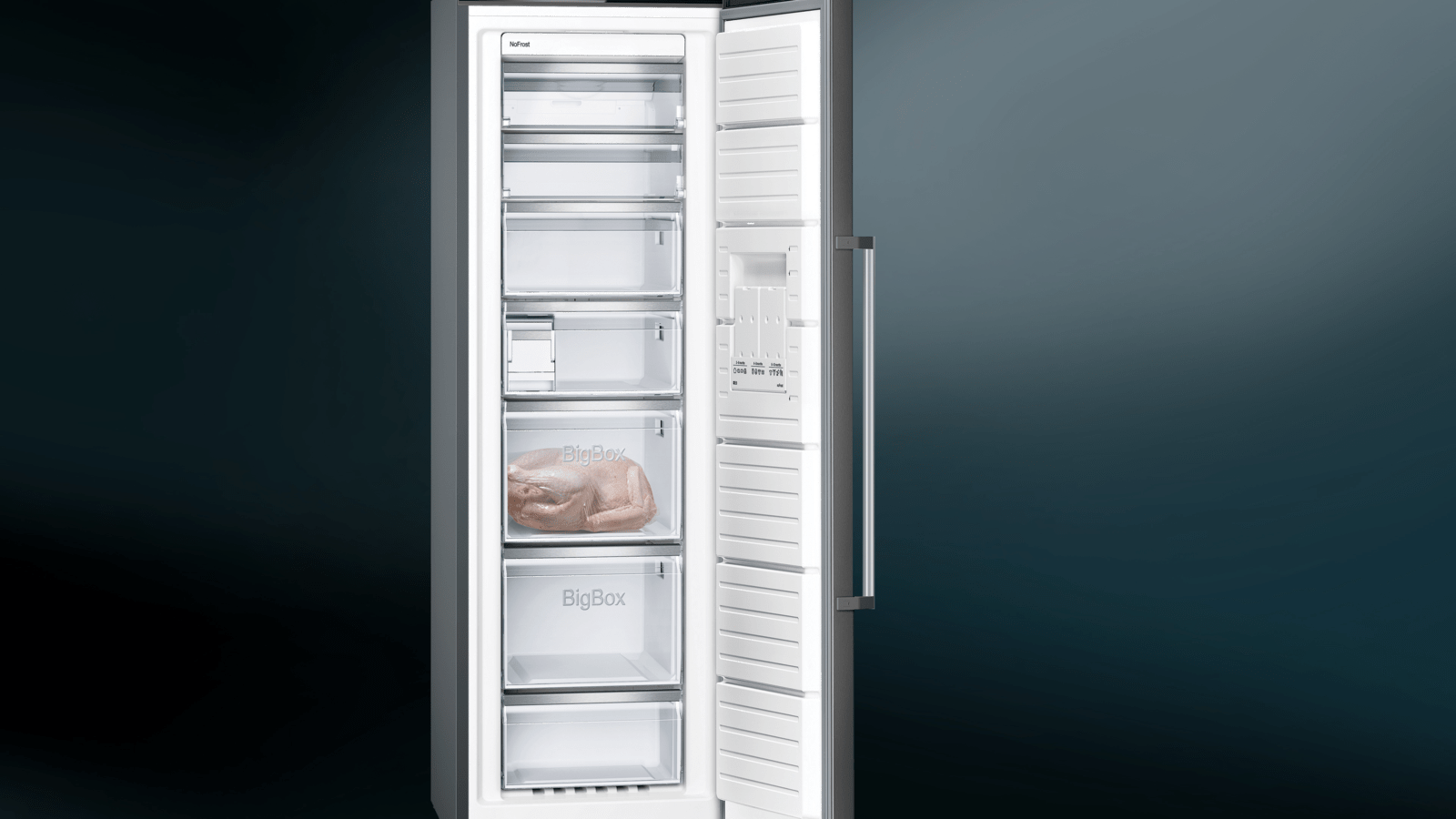 Siemens iQ500 Free-Standing Fridge-Freezer GS36NAXFV
