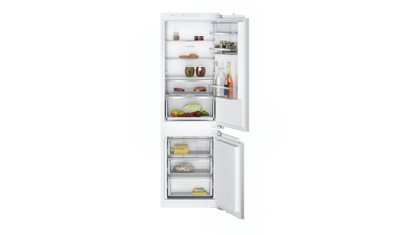 Neff Built-In Fridge-Freezer 177x54x55cm | Separate storage for your fruits and vegetables. | Fresh air, for better cooling. | KI7862FE0G