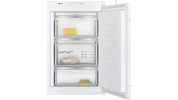 Neff Built-In Freezer 87x54x55cm | Reduced frost in the freezer with Low Frost | An abundance of storage space with our Big Box | GI1212SE0G