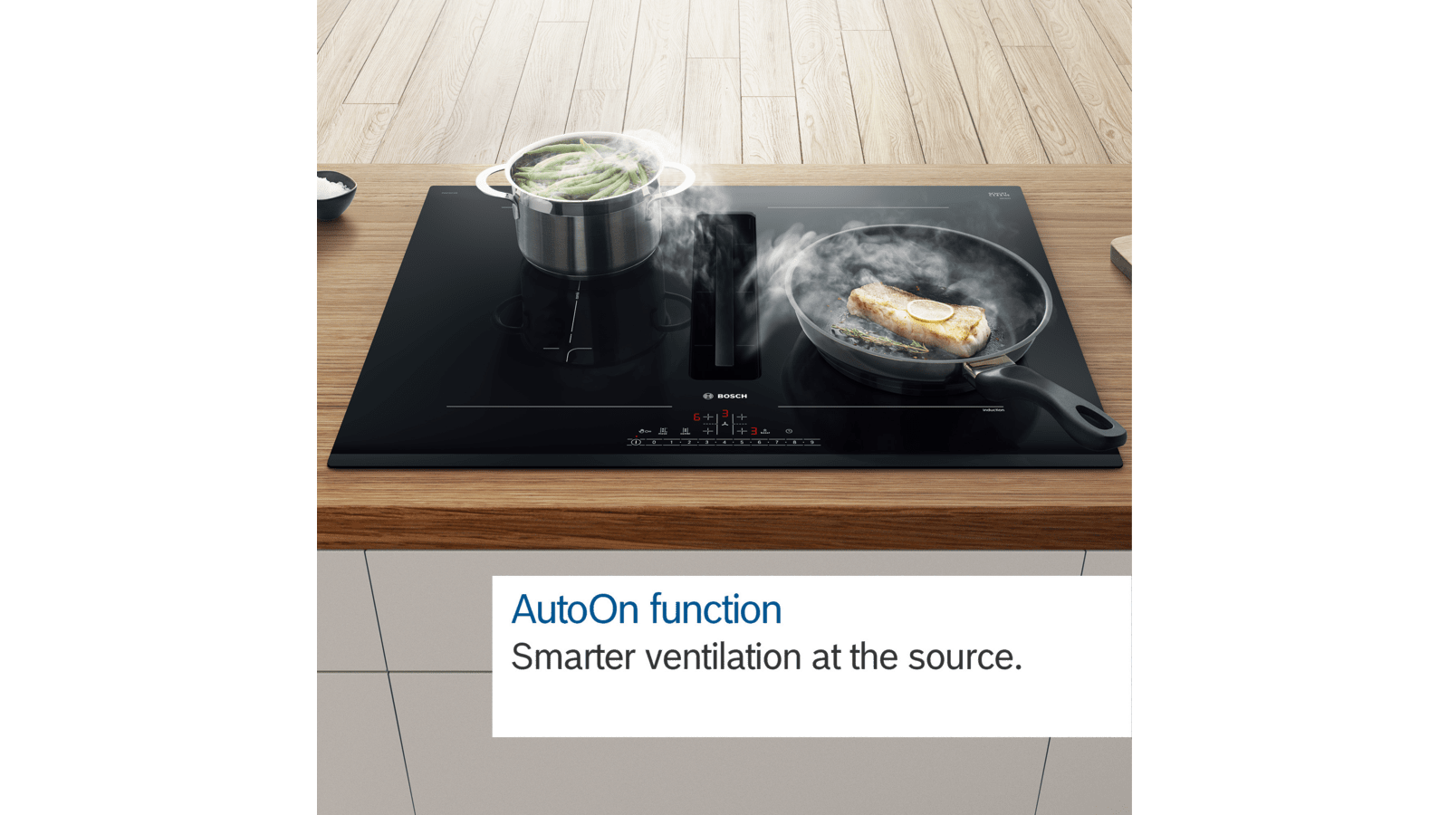 Bosch Serie 6 Induction Cooktop with Downdraft PVQ731F15E