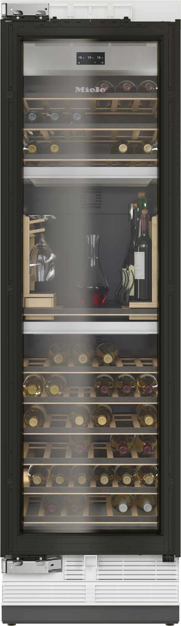 Miele Built-In Wine Cabinet KWT 2672 ViS | Bottle Presenter | 3 Temperature Zones