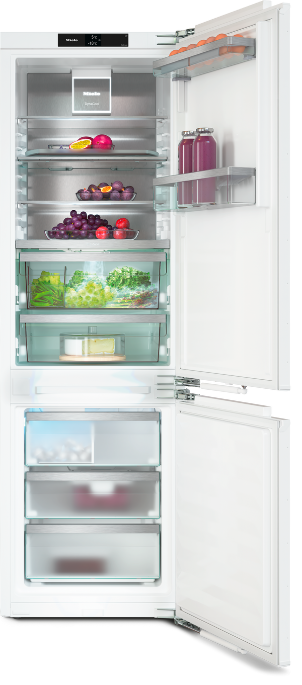 Miele Built-In Fridge-Freezers 177x56x55cm | Oven with Added Steam | Ice Maker | KFN 7795 D