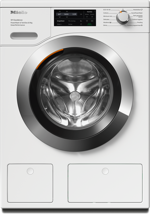 Miele Washing Machines 85x60x64cm | Quick Power Wash | Auto Detergent Dispensing | WEH865 WCS