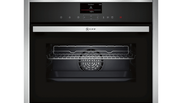 Neff Oven with Steamer 46x60x55cm | Auto Cooking Programmes | Oven with Added Steam | C17FS32H0B