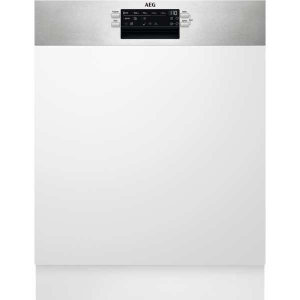 AEG Semi-Integrated Dishwasher 82x60x58cm | SatelliteClean® | AirDry | FEE63600ZM