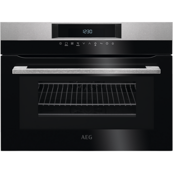AEG Oven with Microwave 46x60x57cm | Rapid Preheat and Extra Even Heating | KMK761000M