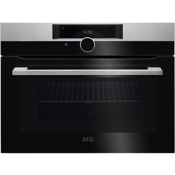 AEG Oven with Microwave 46x60x57cm | Rapid Preheat and Extra Even Heating | KMK968000M