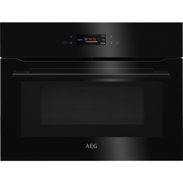 AEG Oven with Microwave 46x60x57cm | Rapid Preheat and Extra Even Heating | KMK768080B