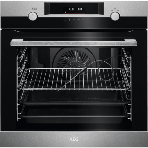 AEG Oven BPK556260M | Oven with Added Steam | Pyrolytic Self Cleaning | Food Probe - Posh Import