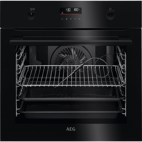 AEG Oven BPK556260B | Oven with Added Steam | Pyrolytic Self Cleaning | Food Probe - Posh Import