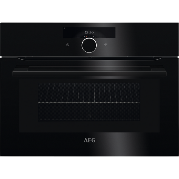 AEG Oven with Microwave 46x60x57cm | Rapid Preheat and Extra Even Heating | KMK968000B